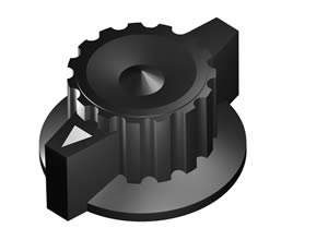 SM016 Knob Large Pointed Dia 42 mm