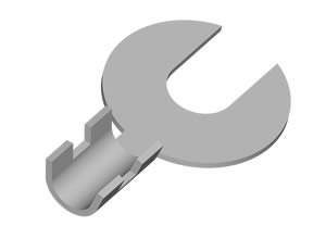 SM073 Crimping Lug Fork Open Medium
