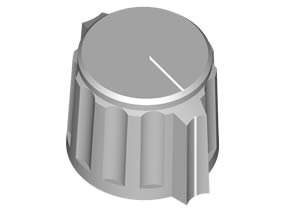 SM148 Knob Collet Type Winged 28mm