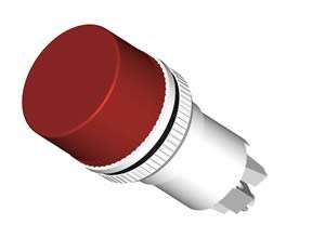 SM209 Neon Lamp Single 16mm Red