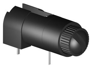 SM275 Fuse Holder PCB Screw Cap 2 Legs