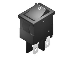 SM297 Rocker Switch 4A RS-2 DPST On Off
