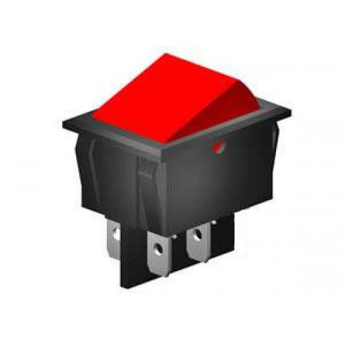 SM322 Rocker Switch Illuminated 6A DPST On Off