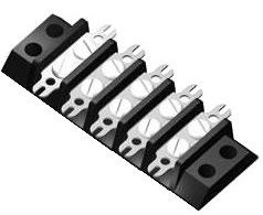 SM393 Terminal Block Double Solder Fork Type 10A 5 Way