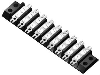 SM397 Terminal Block Double Solder Fork Type 10A 9 Way