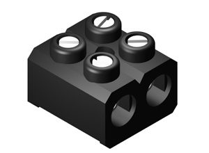 SM494 Terminal Strip 15A Bakelite 2 Way