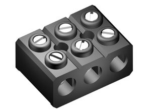 SM501 Terminal Strip 10A Bakelite 3 Way