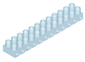 SM515 Terminal Strip 6A Sleek 12 Way