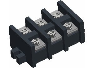 SM558 Terminal Strip Open Barrier Type 100A 3 Way
