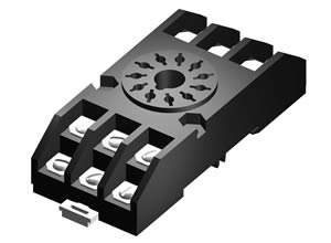 SM968 Relay Socket 11 Pin Rail Mtd